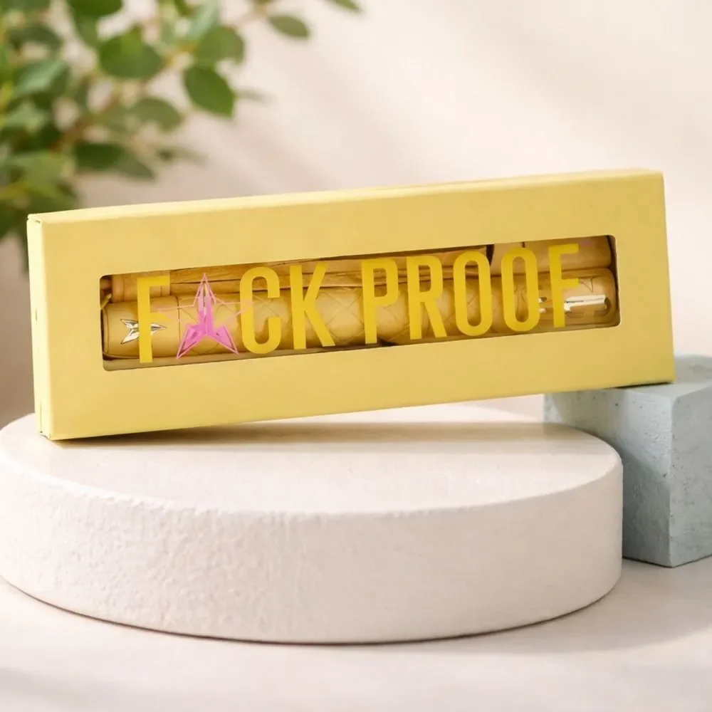 NWT Jeffree Star F*UCK PROOF Banana Fetish Mascara Yellow
